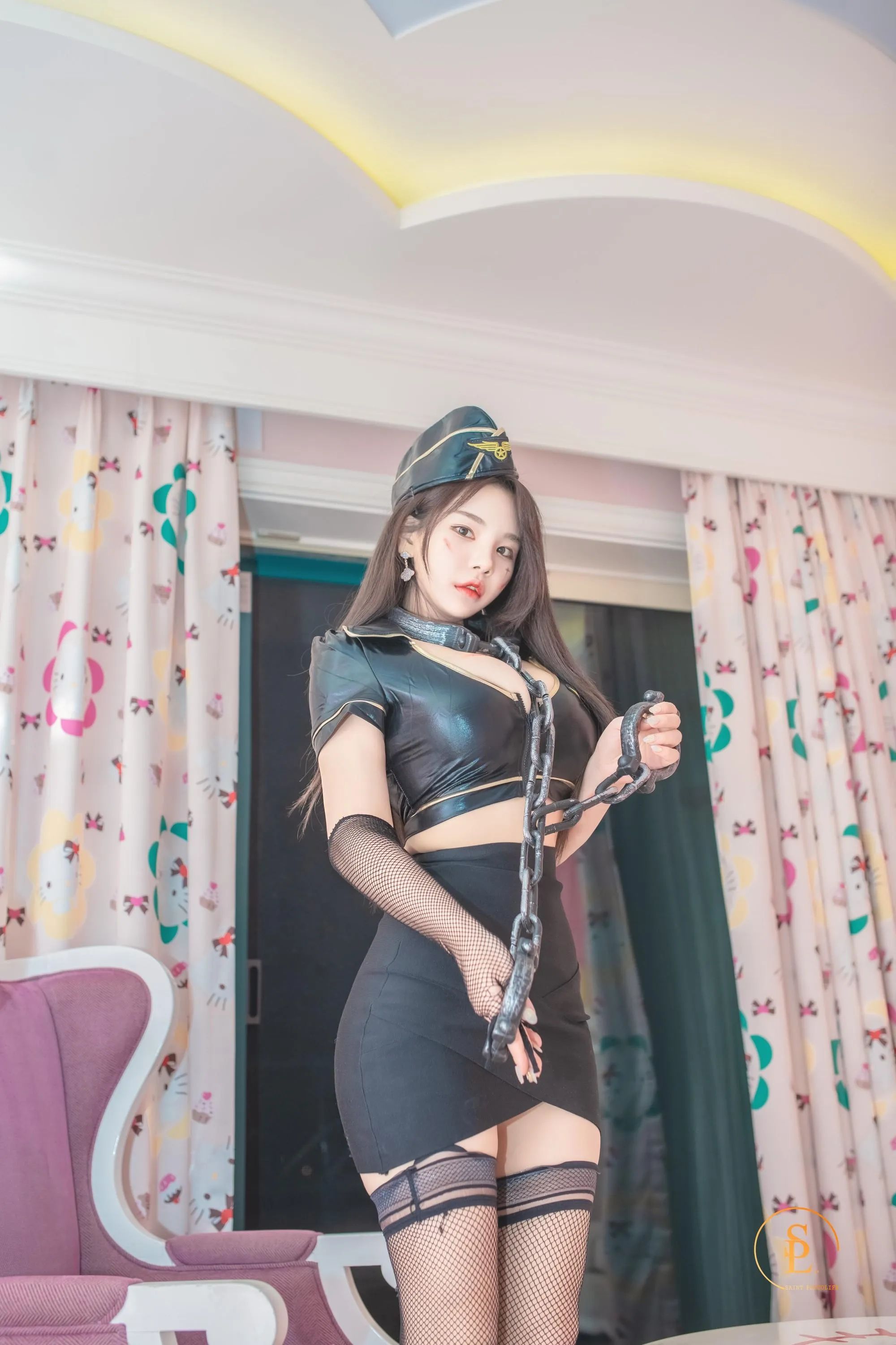 NO.040 SAINT Photolife – Zzyuri 쮸리 Vol.16 Pink Halloween [58P]插图7